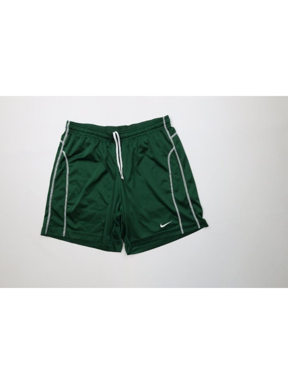 Vintage Y2K Nike Mens Large Lined Above Knee Running Jogging Soccer Shorts Green